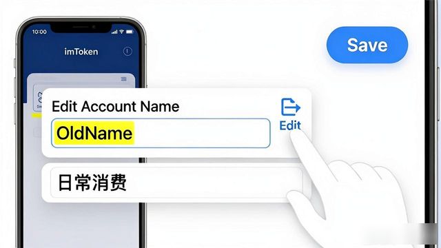 imToken账户详情页编辑图标_imToken钱包修改账户名称_imtoken下载中心APP钱包账户改名步骤