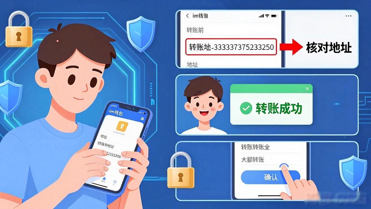 保存助记词_设置强密码_im钱包官网下载安装后的安全保障措施
