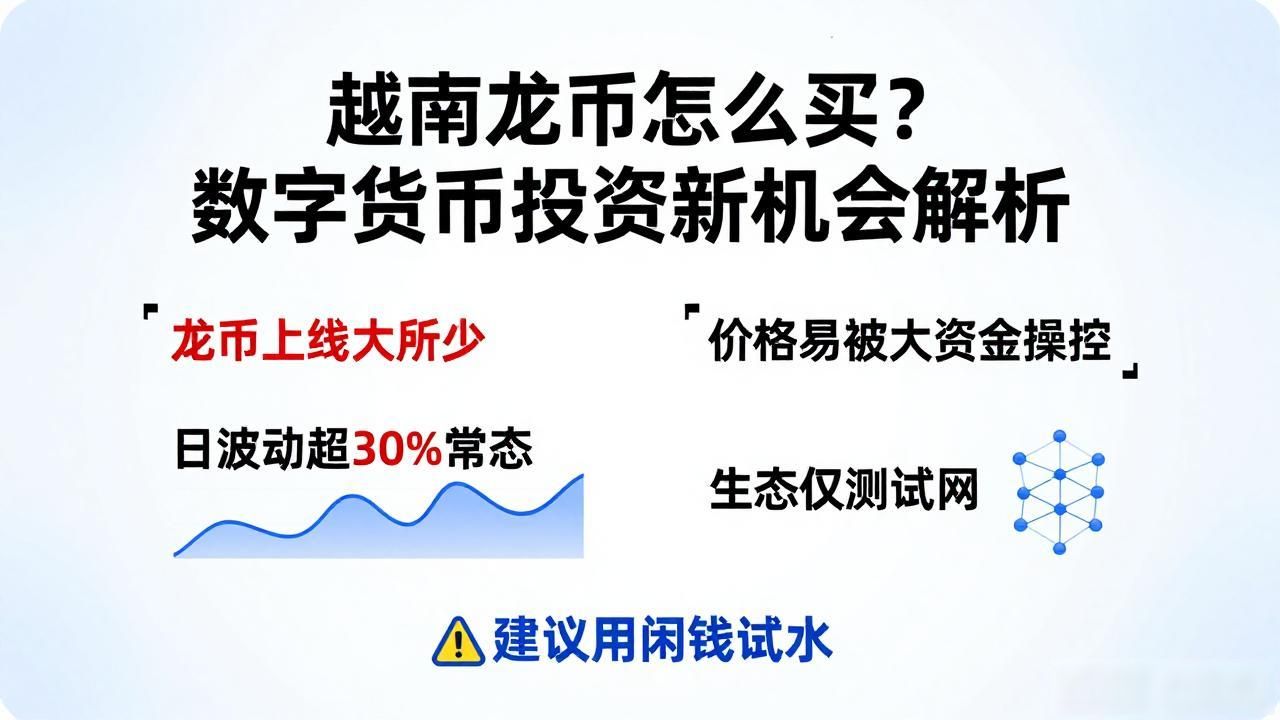 越南龙币怎么买？数字货币投资新机会解析