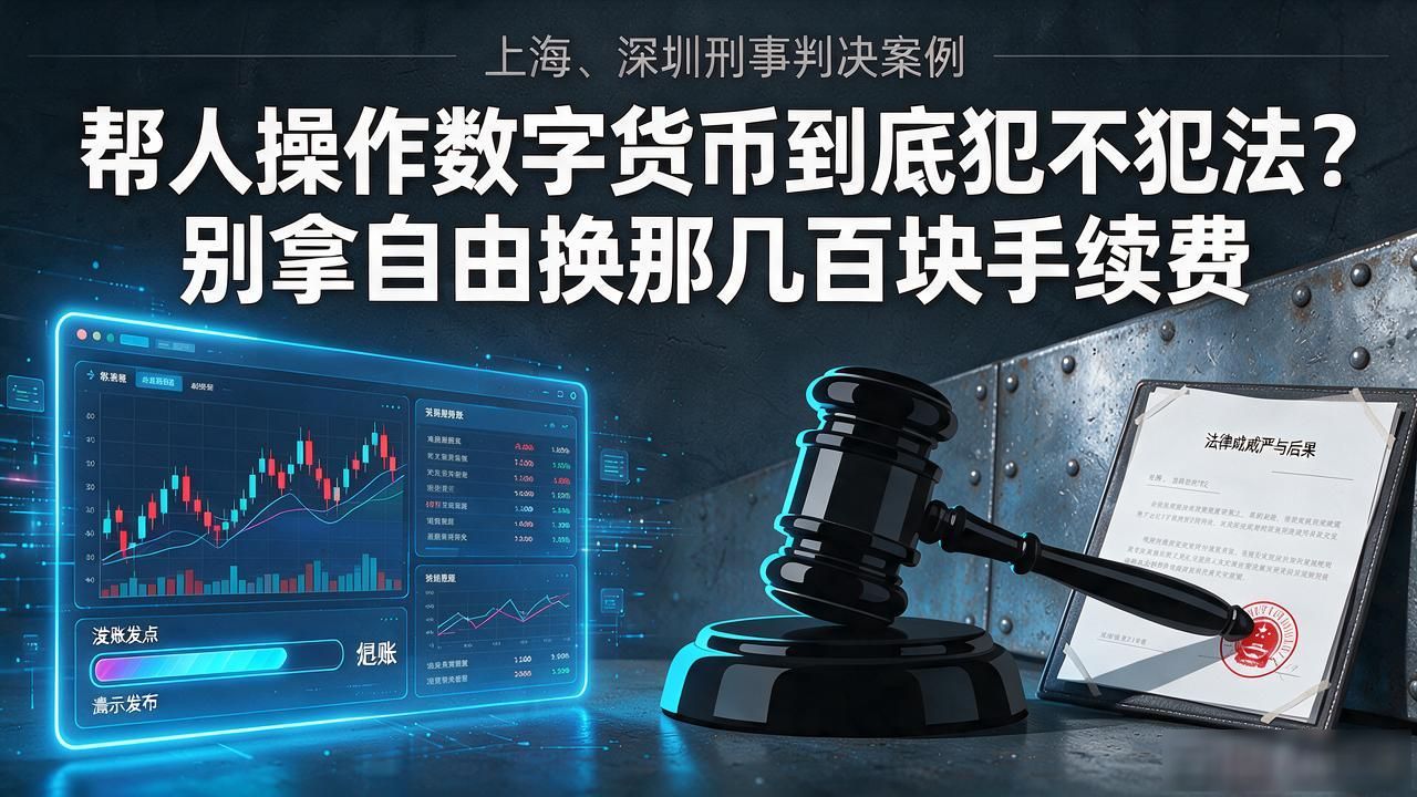 代操作数字货币法律风险_代人操作数字货币违法_数字货币代管合规路径