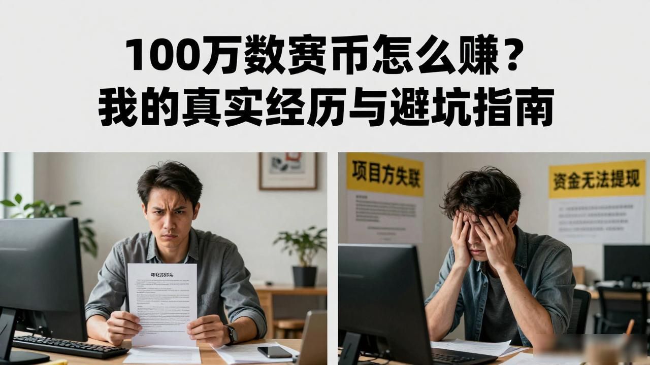 100万数字货币怎么赚？我的真实经历与避坑指南