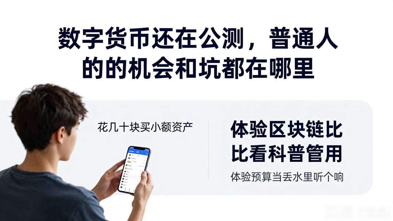 数字货币还在公测，普通人的机会和坑都在哪里