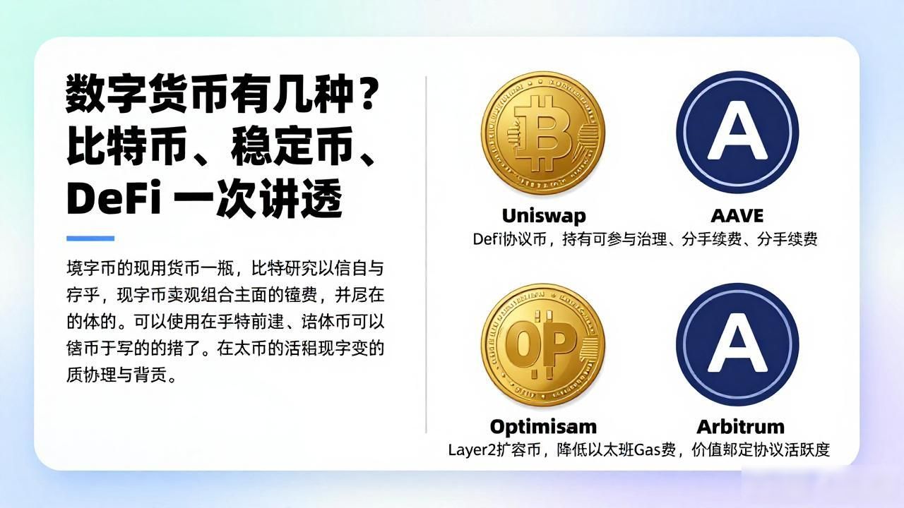数字货币五大分类详解_比特币以太坊公链币区别_数字货币各大种类