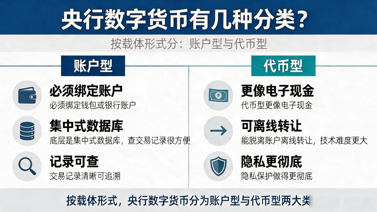 央行数字货币分类维度_零售型批发型CBDC_央行数字货币有几种