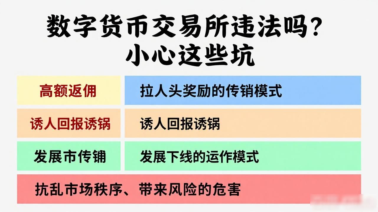 数字货币交易所违法吗？小心这些坑