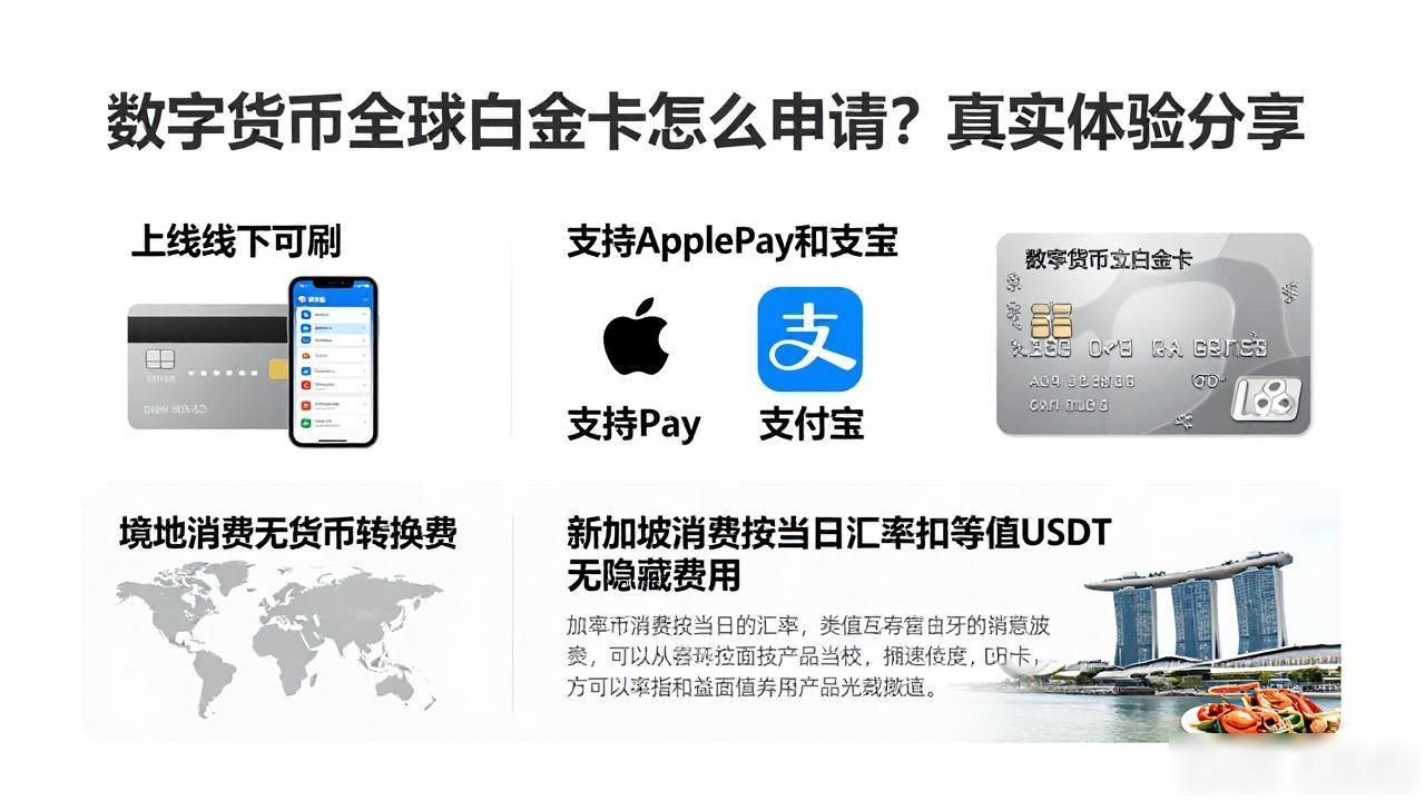 数字货币全球白金卡怎么申请？真实体验分享