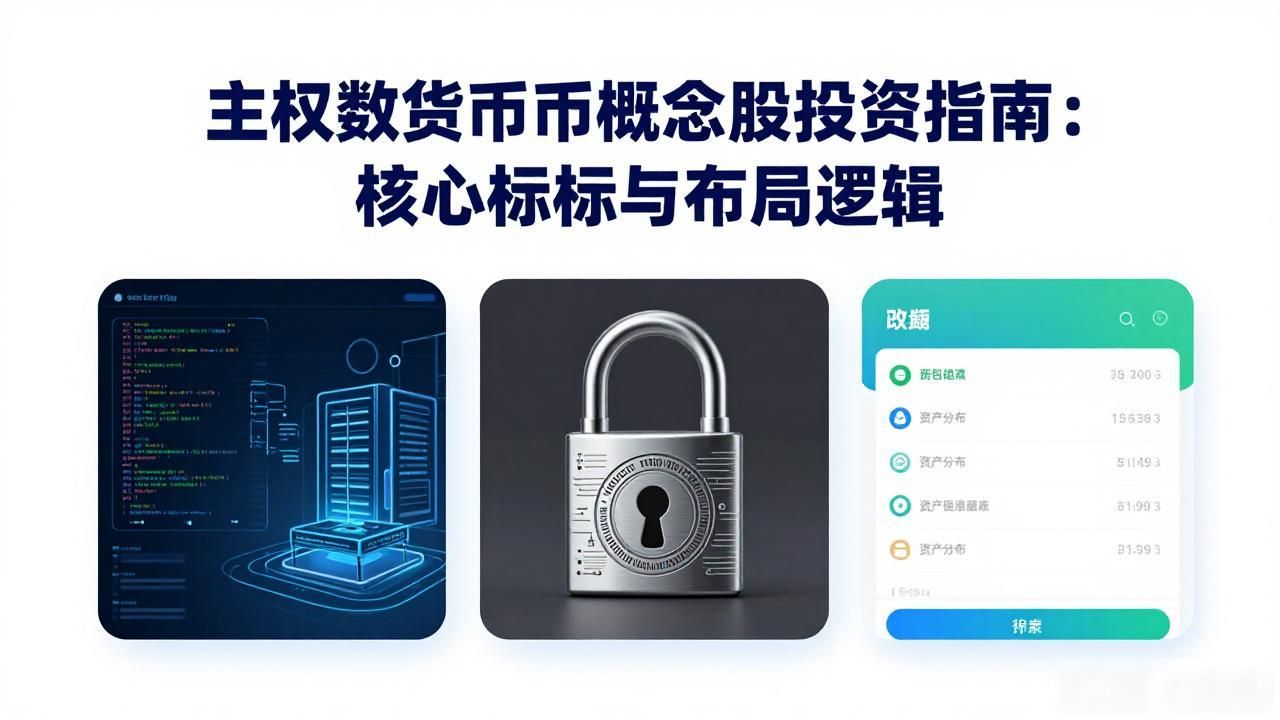 主权数字货币概念股投资指南：核心标的与布局逻辑