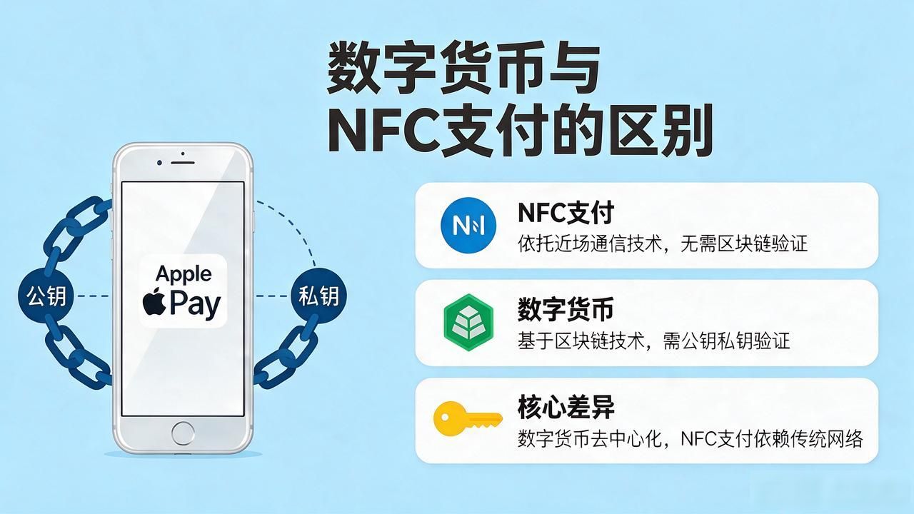 数字货币和NFC的区别是什么_数字货币和NFC是一回事吗_数字货币是不是用的nfc功能