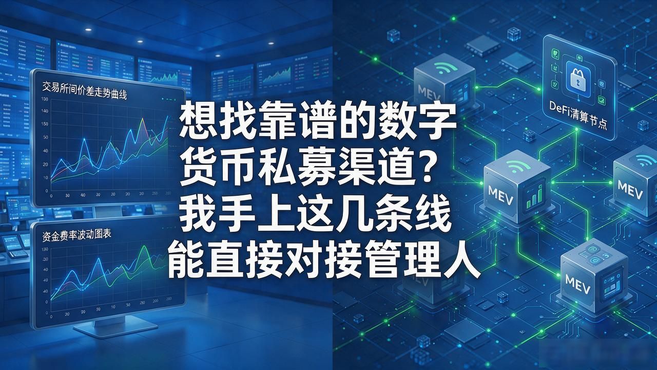 数字货币私募渠道_我有数字货币私募渠道_量化套利链上策略
