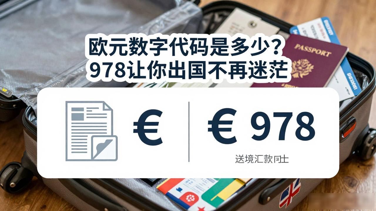 欧元数字代码是多少？978让你出国不再迷茫