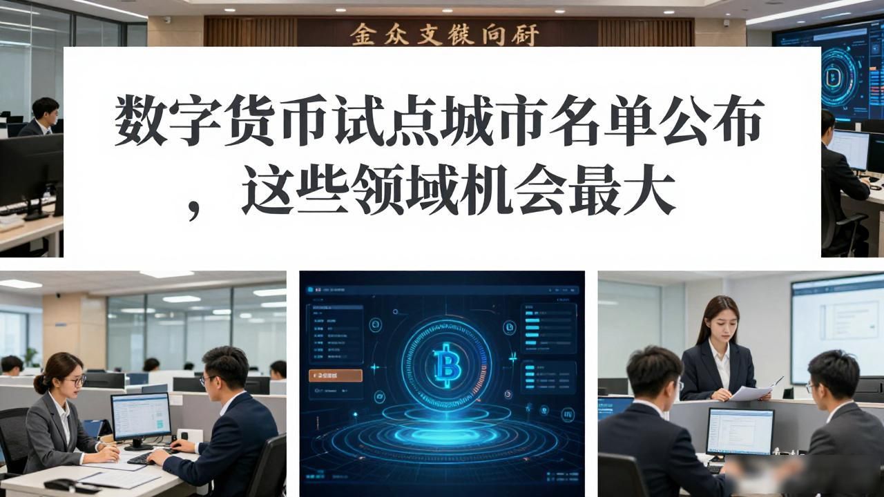 数字货币试点城市名单公布，这些领域机会最大