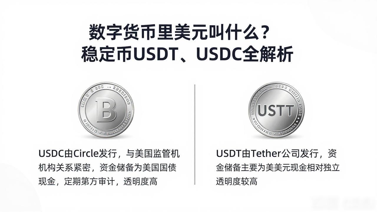 数字货币里美元叫什么？稳定币USDT、USDC全解析