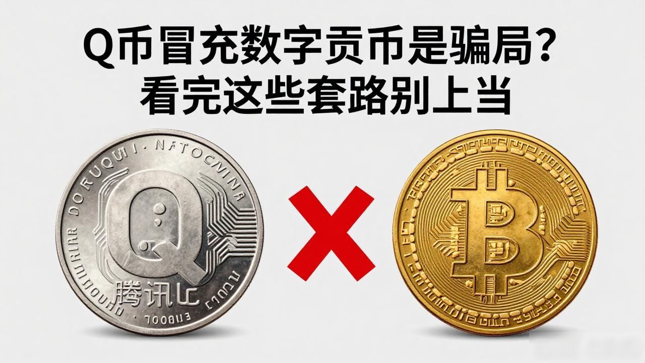 Q币兑换数字货币骗局防范_Q币投资骗局识别方法_Q币数字货币骗局