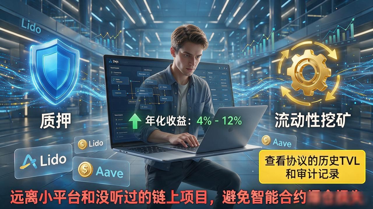 DeFi质押挖矿风险控制_怎样赚数字货币收益_数字货币定投策略