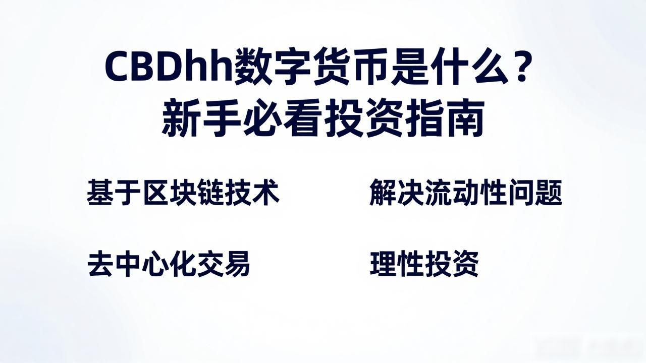 CBDhh数字货币是什么？新手必看投资指南