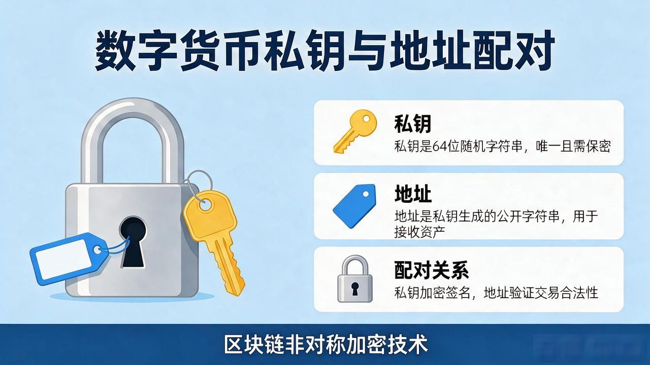 数字货币私钥和地址的区别 区块链私钥地址的关系 加密货币私钥地址的作用_数字货币有私钥地址吗