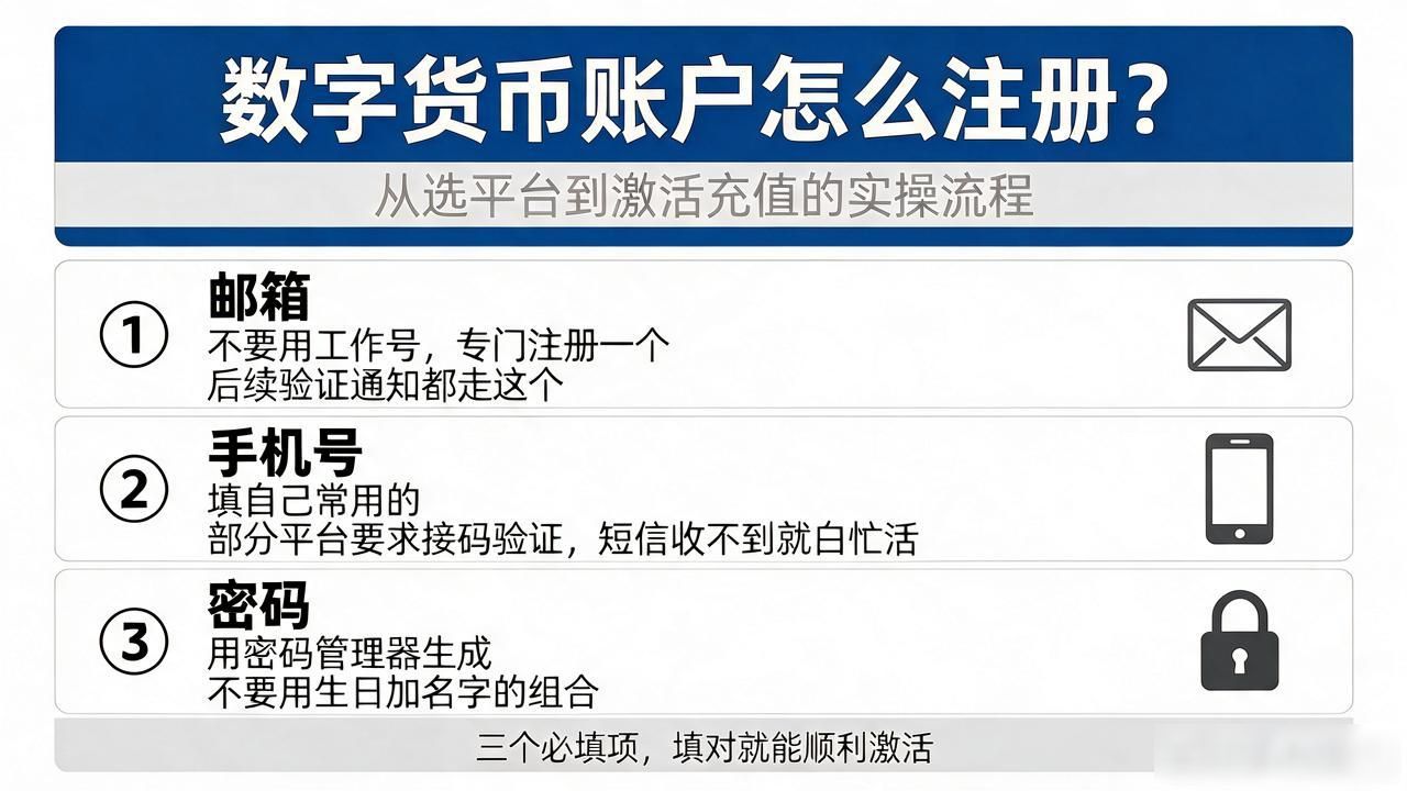 数字货币开户流程_数字货币账户注册方法_平台选择注意事项