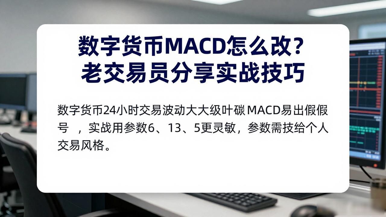 数字货币MACD怎么改？老交易员分享实战技巧