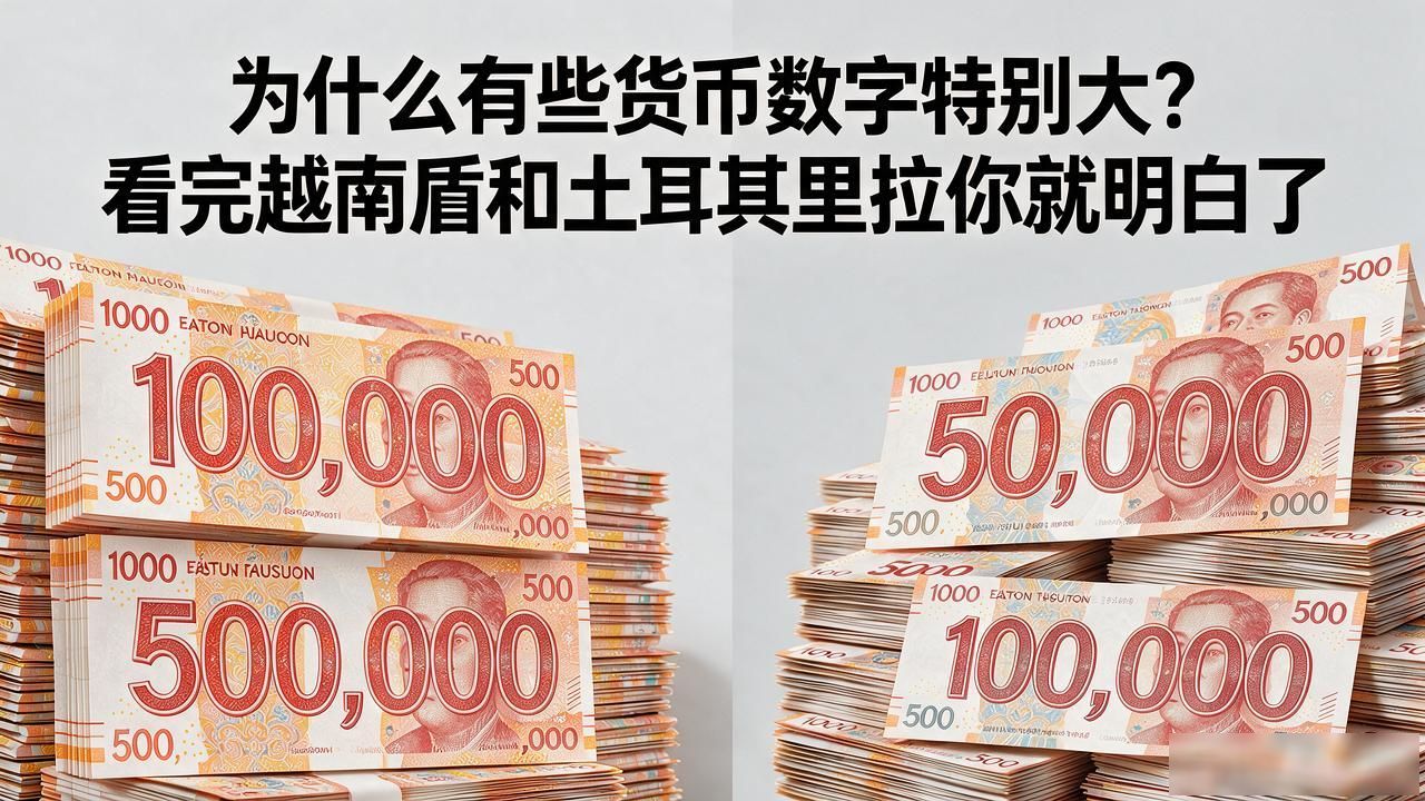 越南盾与土耳其里拉数字大原因分析_有些货币数字大_货币面额与国家富裕程度关系不大