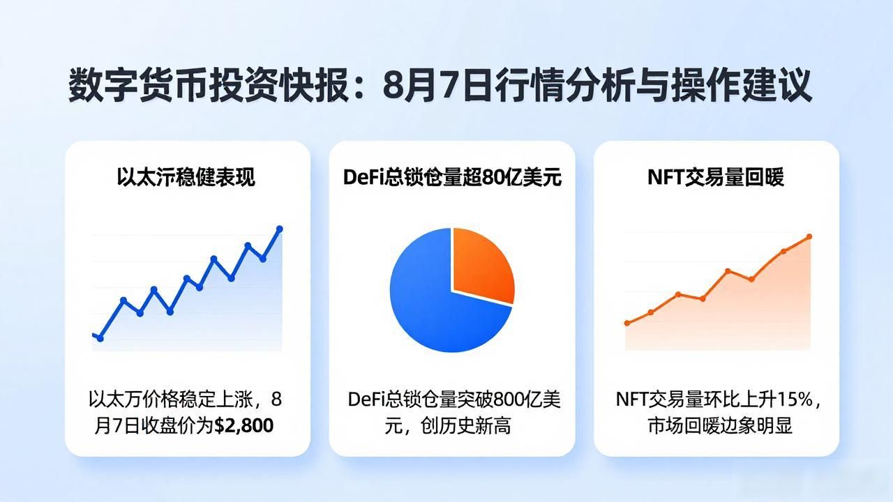 数字货币投资快报：8月7日行情分析与操作建议