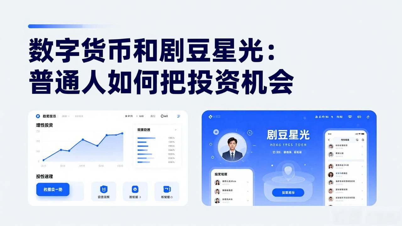数字货币和剧豆星光：普通人如何把握投资机会
