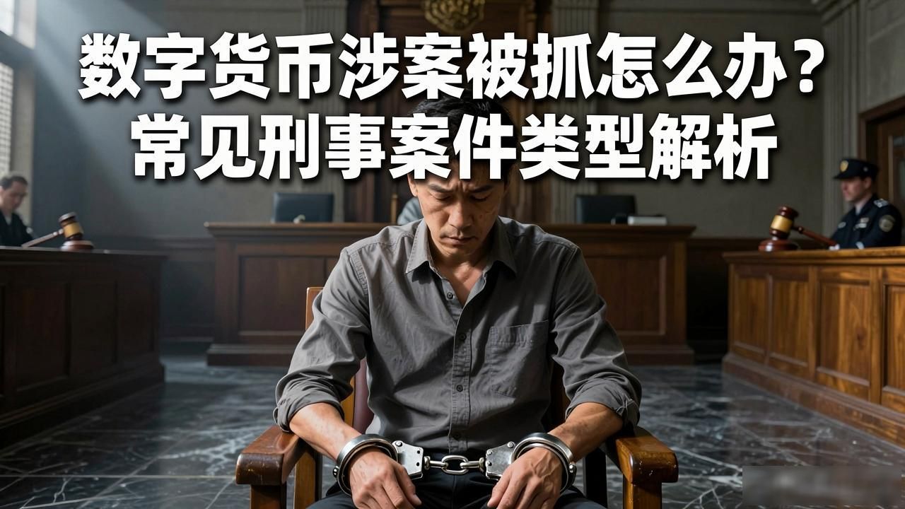 数字货币涉案被抓怎么办？常见刑事案件类型解析