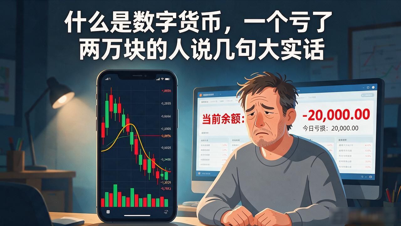 什么是数字货币，一个亏了两万块的人说几句大实话