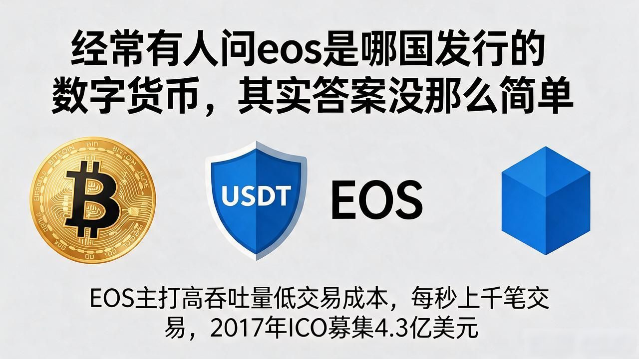 经常有人问eos是哪国发行的数字货币，其实答案没那么简单