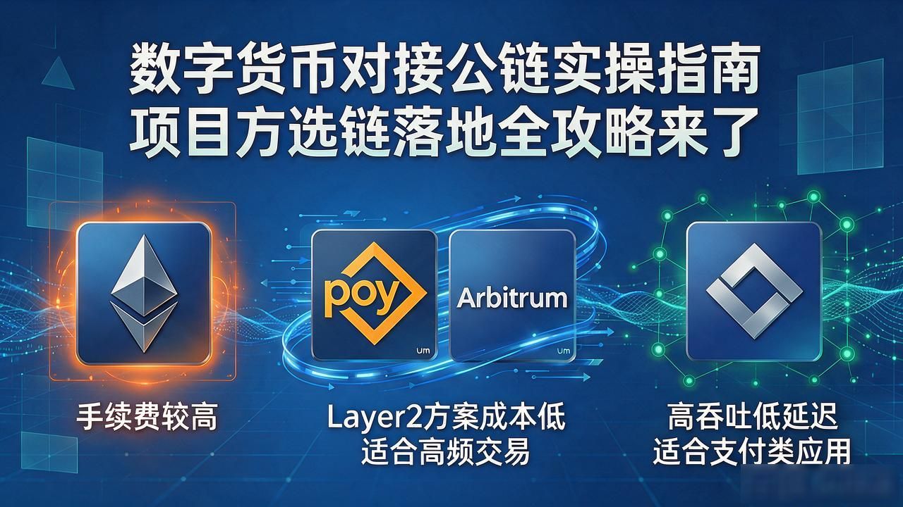 数字货币对接公链技术实现要点_项目方如何选择公链对接数字货币_数字货币对接公链