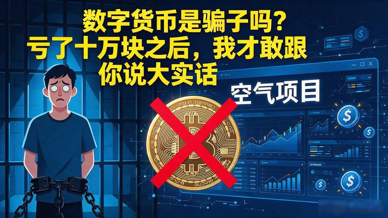 数字货币是骗子吗？亏了十万块之后，我才敢跟你说大实话