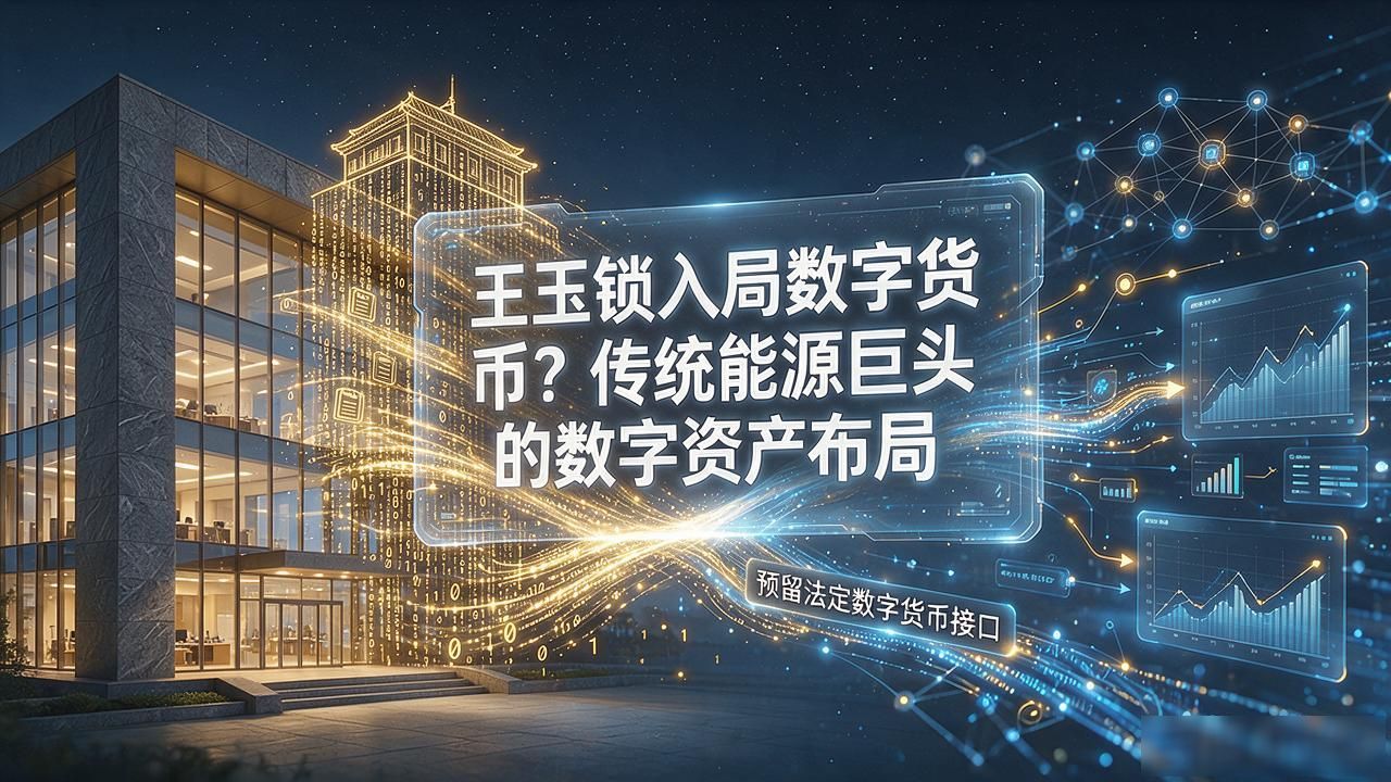王玉锁入局数字货币？传统能源巨头的数字资产布局