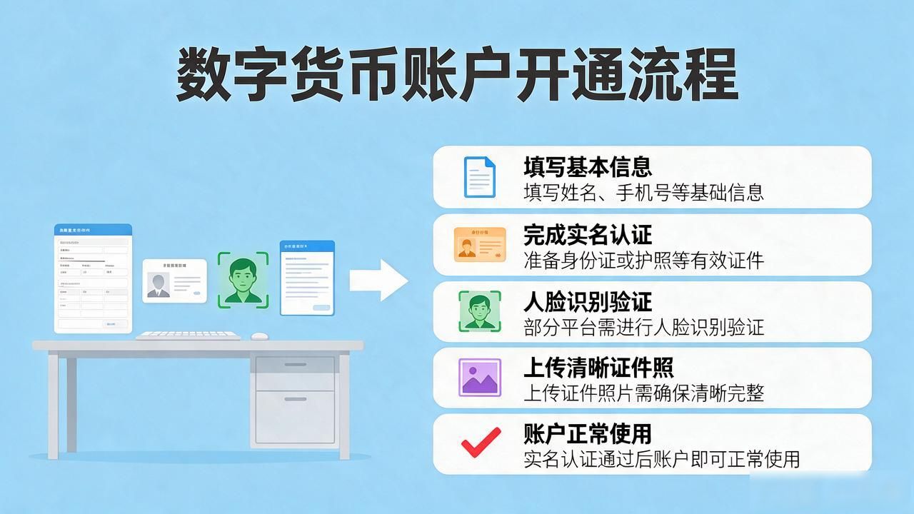数字货币交易怎么开通_数字货币交易平台选择考量因素_数字货币新手开通交易账户完整流程