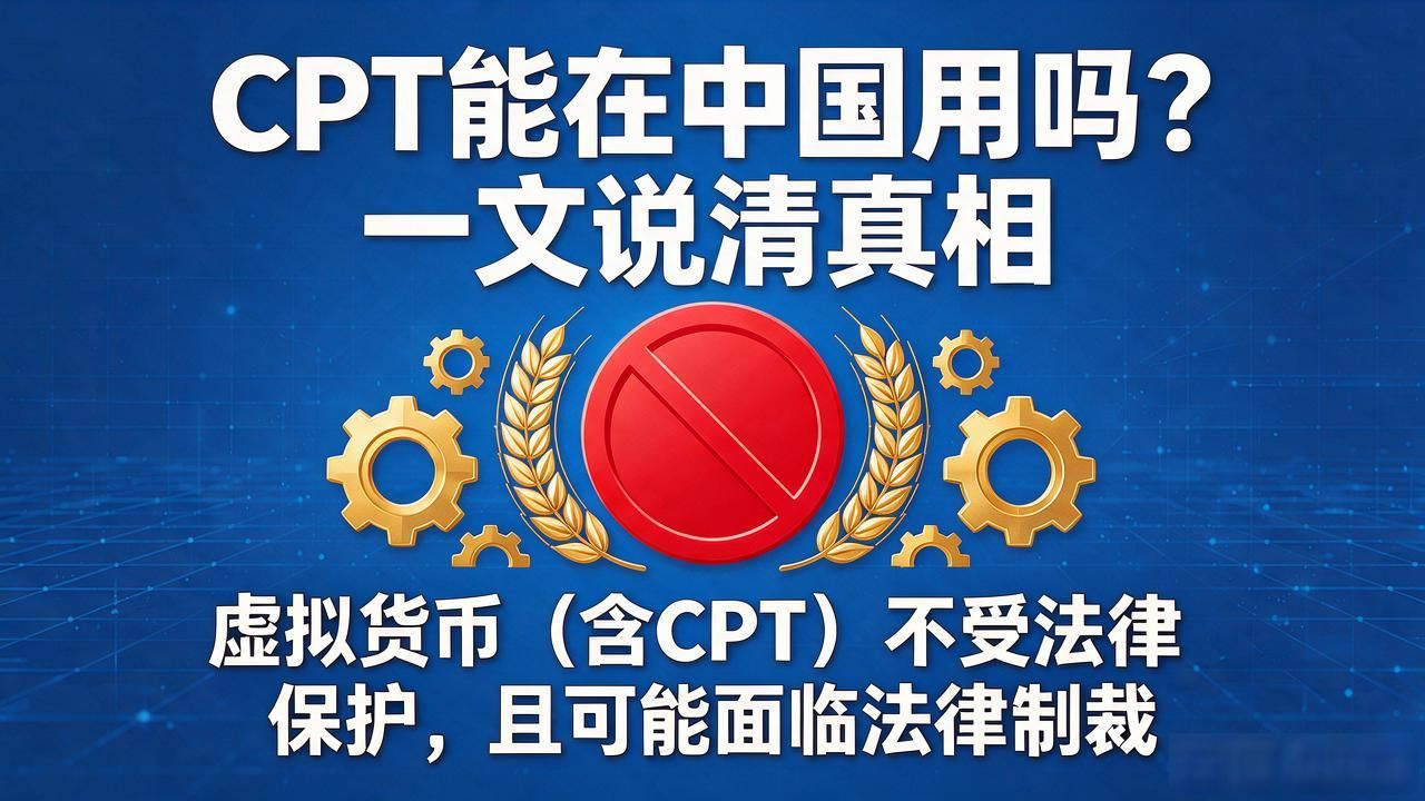 CPT代币在中国是否合法 中国虚拟货币监管政策对CPT的规定 CPT虚拟货币在中国境内的法律风险_cpt是中国合法的数字货币吗