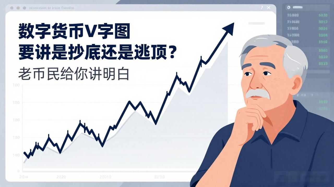 数字货币V字图到底是抄底还是逃顶？老币民给你讲明白