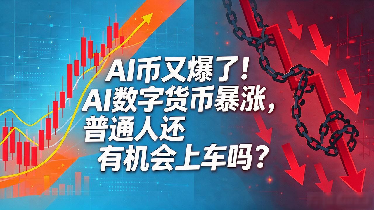 AI币又爆了！AI数字货币暴涨，普通人还有机会上车吗