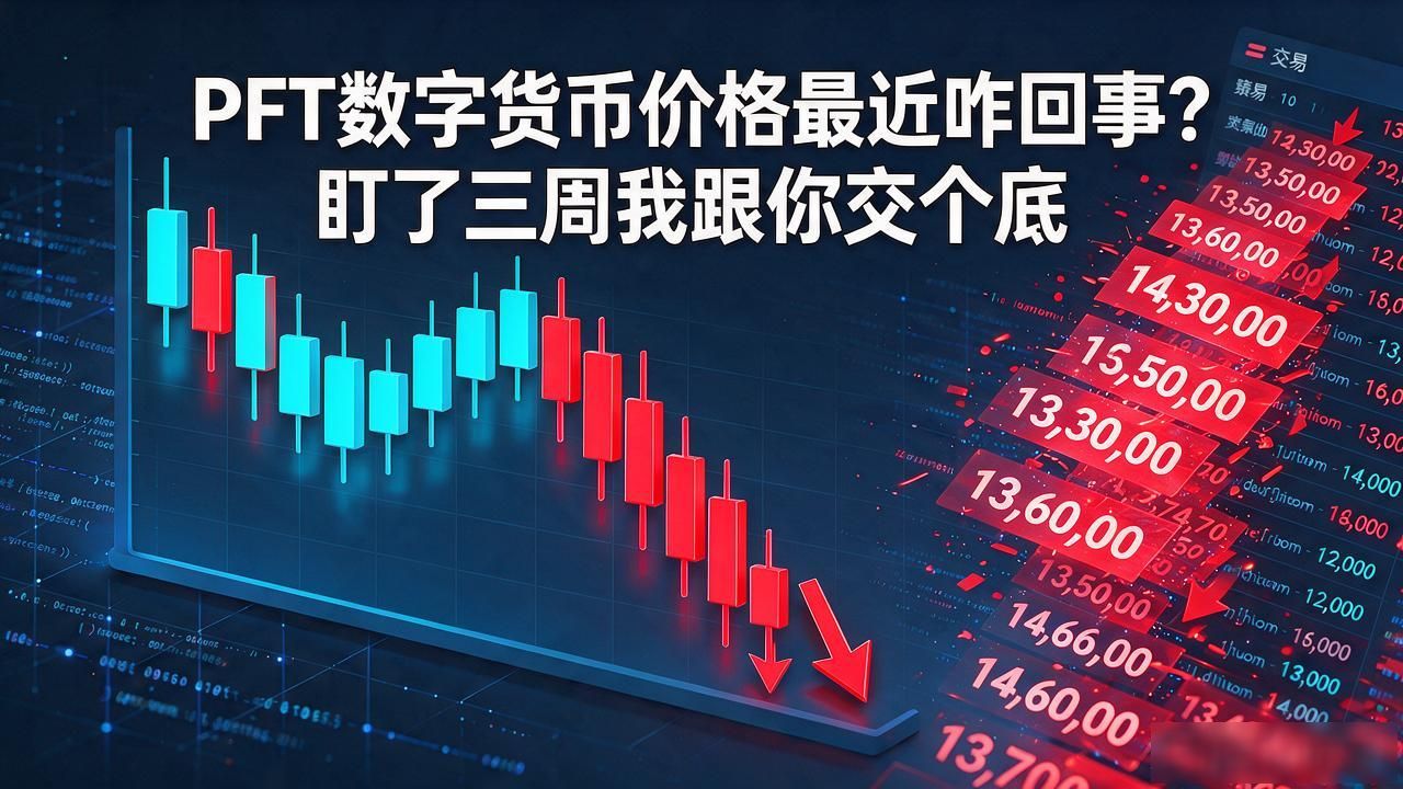 PFT数字货币价格最近咋回事？盯了三周我跟你交个底