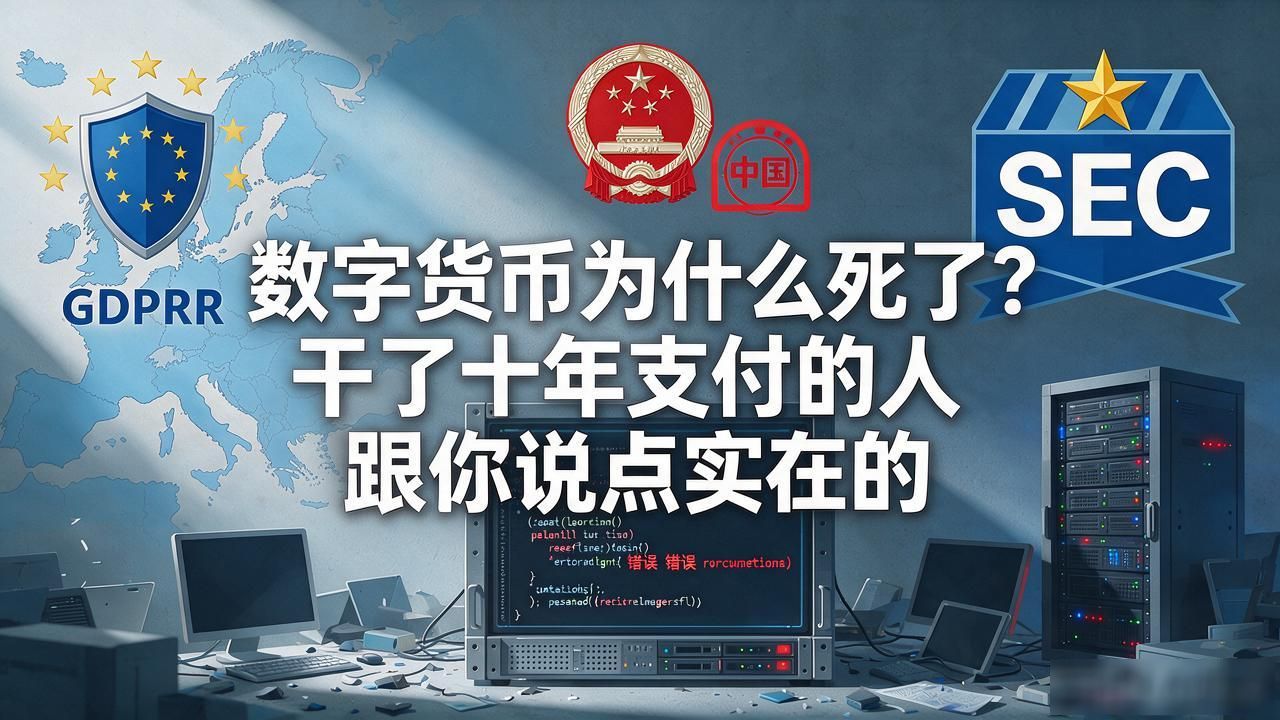 数字货币为什么死了？干了十年支付的人跟你说点实在的