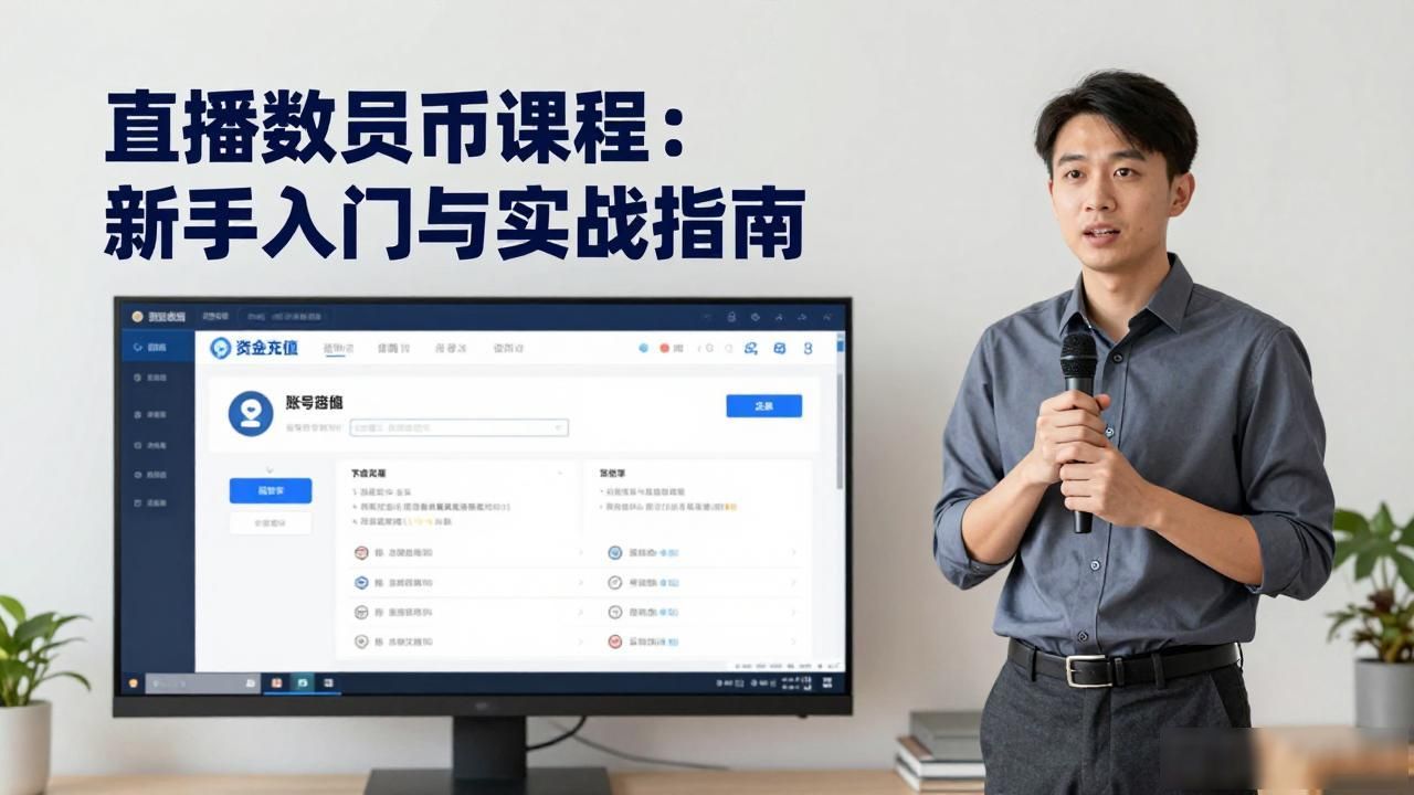 直播数字货币课程_数字货币投资直播课程 区块链数字资产入门学习 直播互动式数字货币操作教学