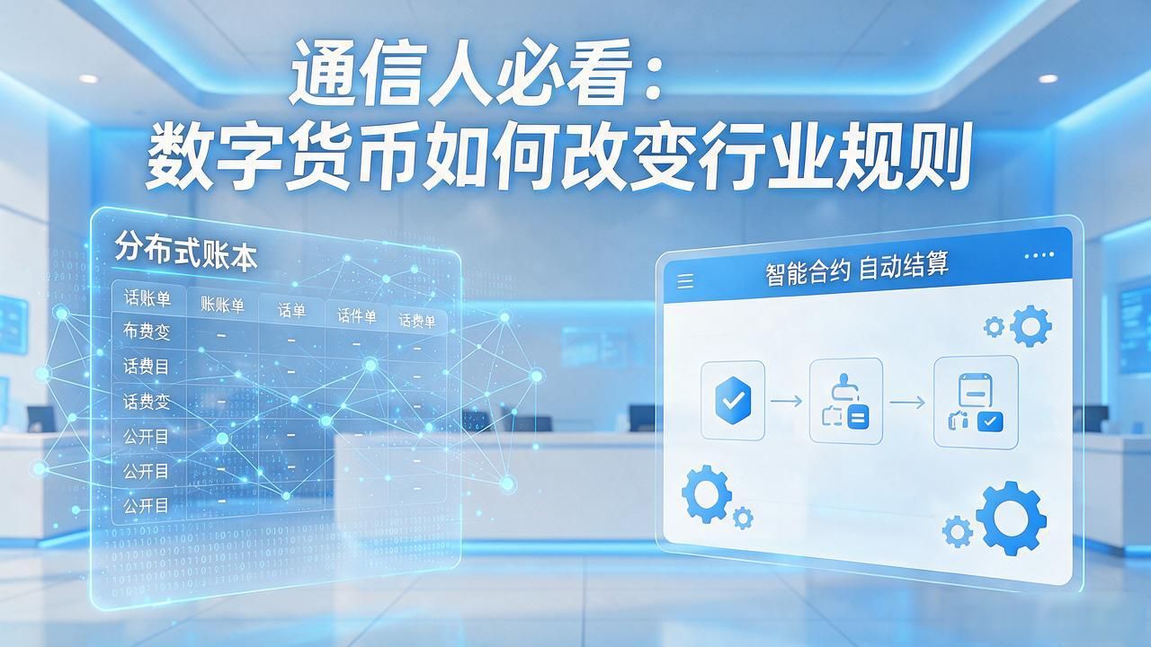 通信行业数字货币转型_运营商区块链技术应用_通信行业数字货币