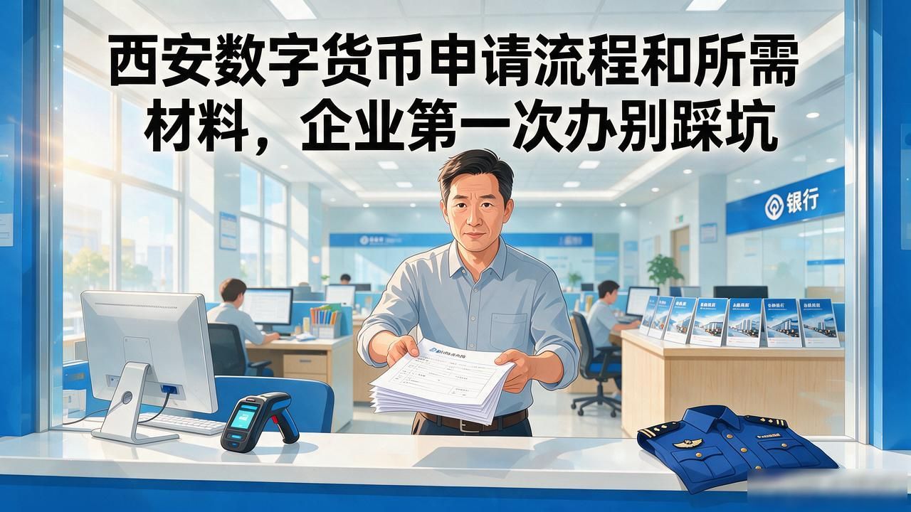 西安数字货币申请流程和所需材料，企业第一次办别踩坑