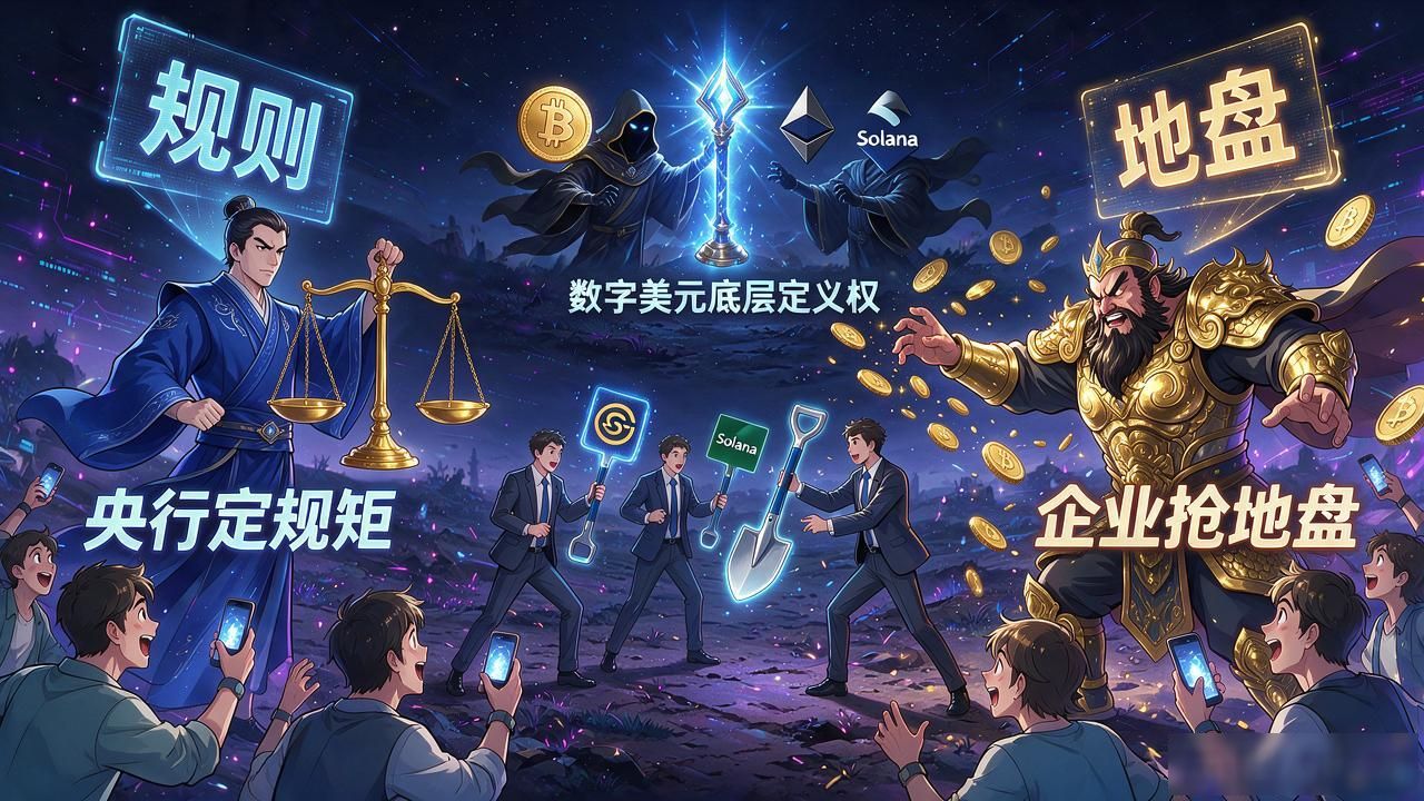 数字货币发行这口江湖：央行定规矩，企业抢地盘，散户凑热闹