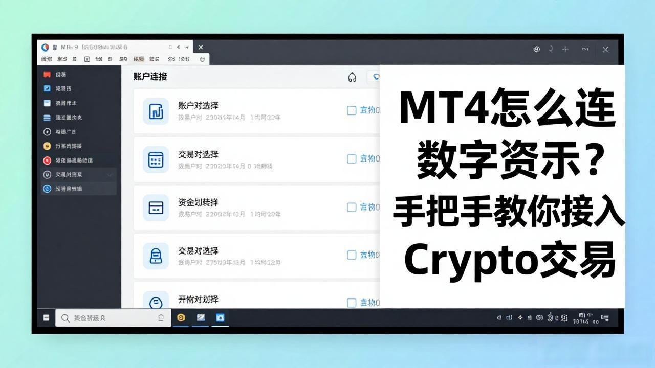 MT4怎么连数字货币？手把手教你接入Crypto交易