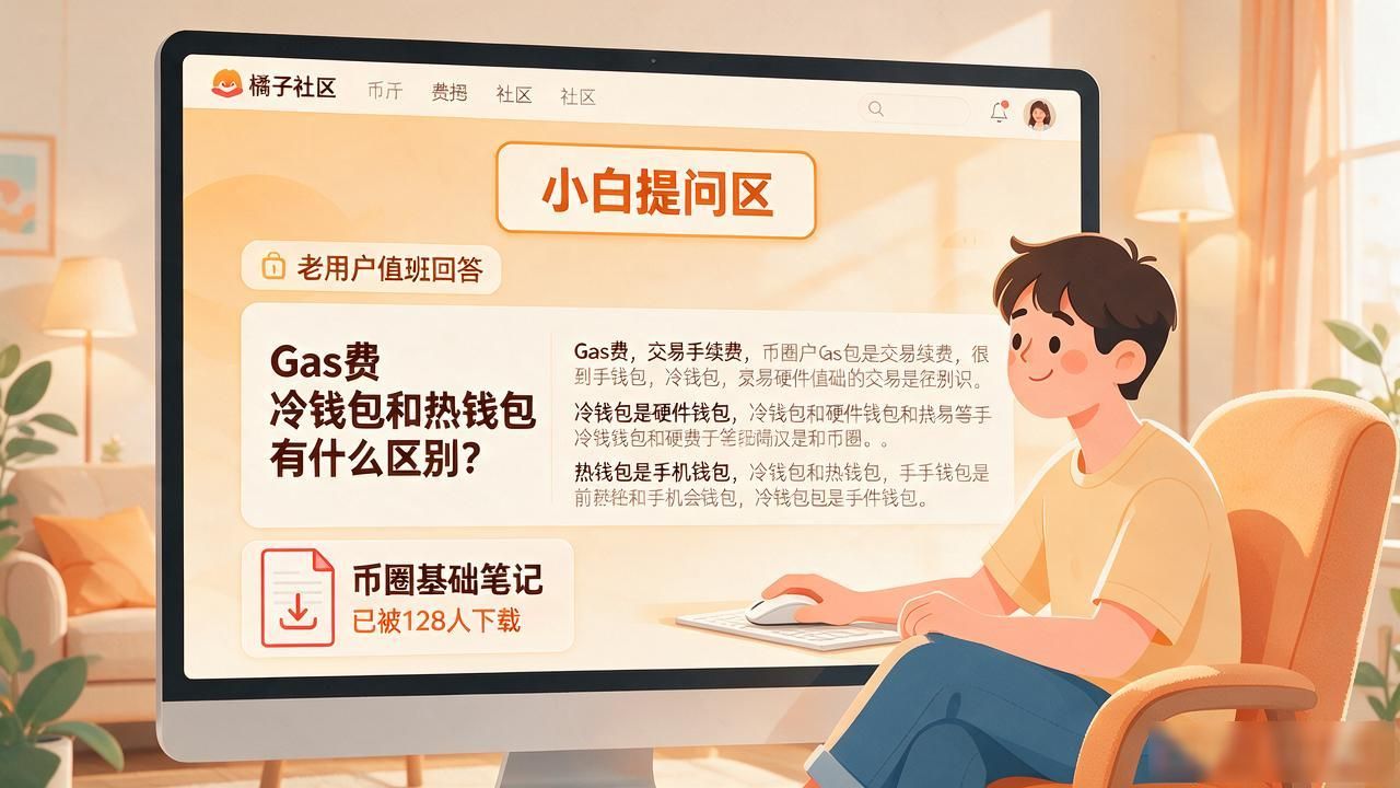 数字货币橘子社区直播拆解链上数据_数字货币橘子社区_小白提问区gas费冷钱包热钱包区别