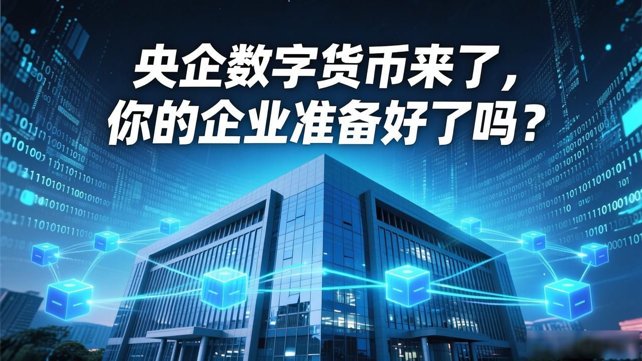 央企数字货币来了，你的企业准备好了吗？