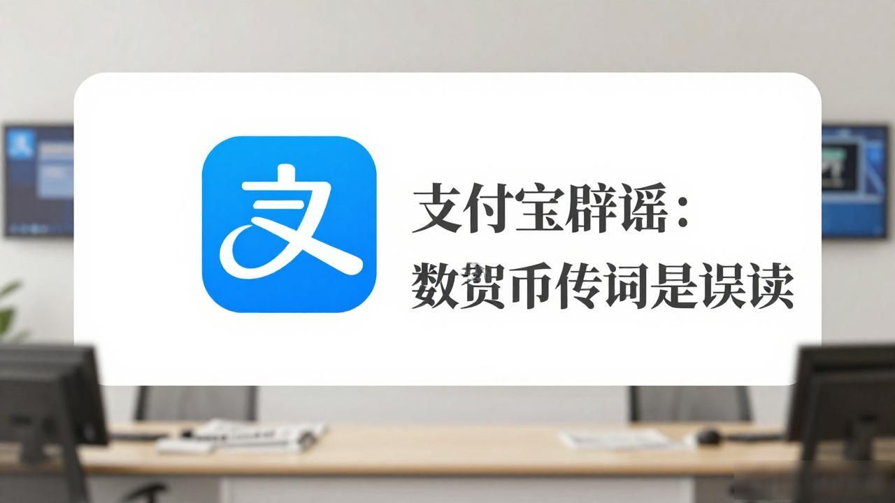 支付宝辟谣：数字货币传闻是误读