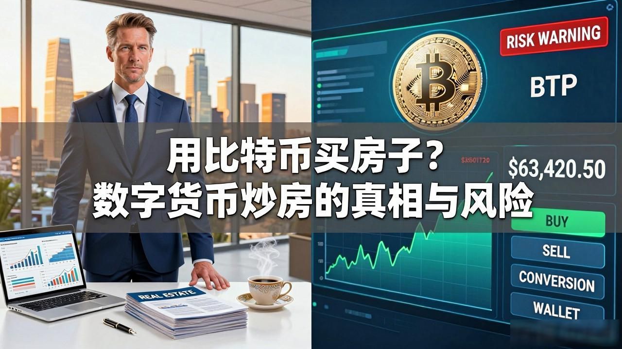 用比特币买房子？数字货币炒房的真相与风险