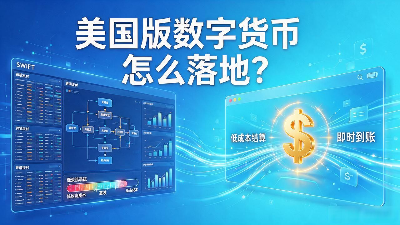 数字美元跨境结算效率_央行数字货币重构支付_美国版数字货币