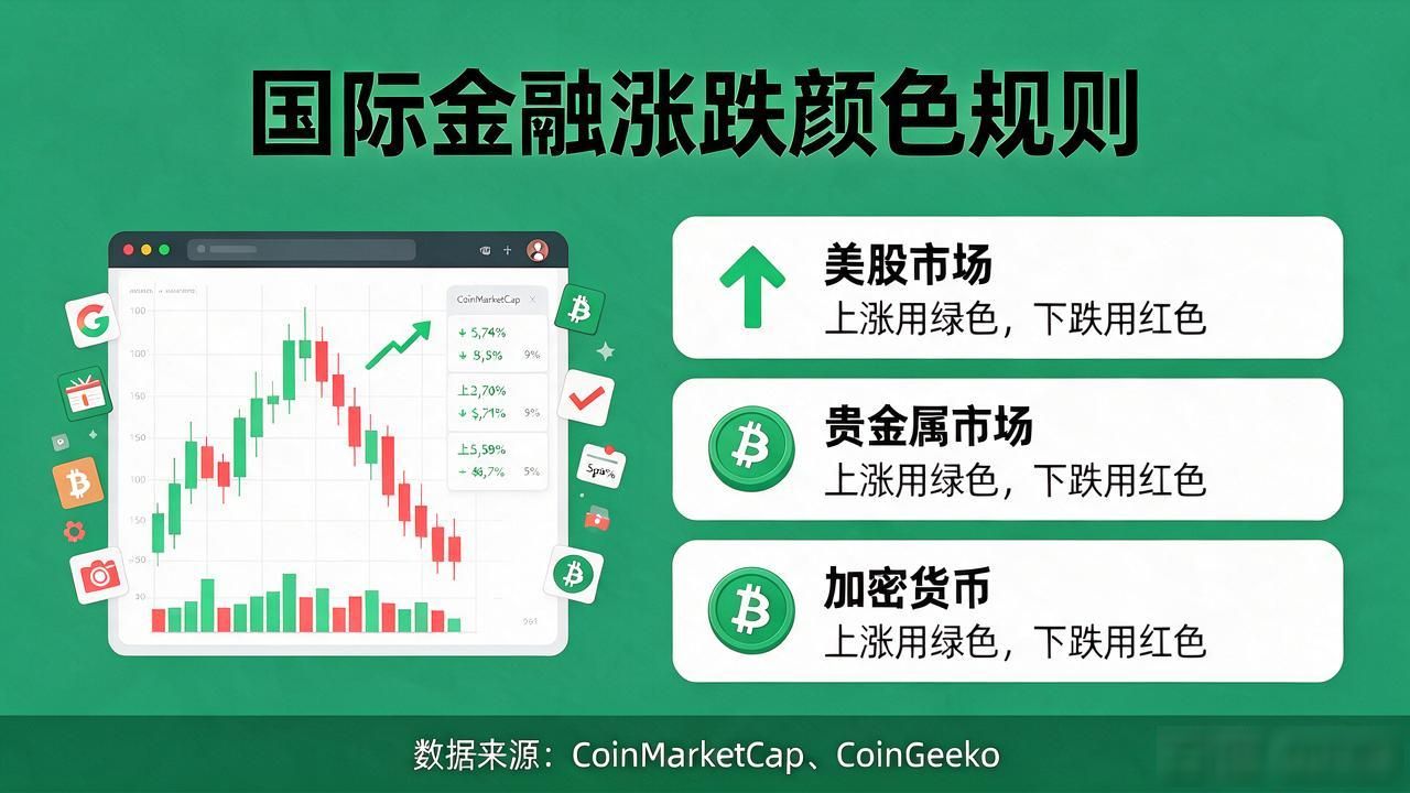 数字货币交易软件颜色涨跌规则差异_国内外加密货币行情颜色显示区别_数字货币涨跌的颜色