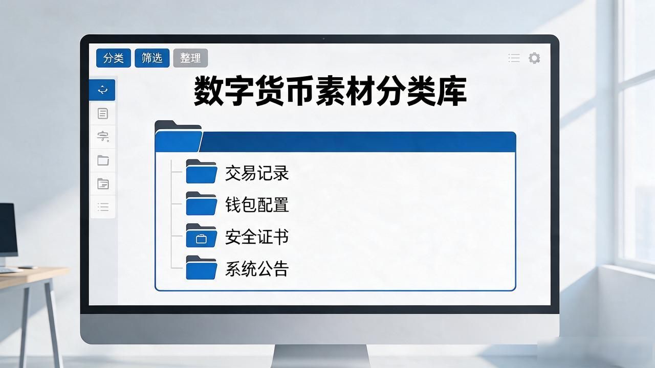 按币种分类整理LOGO_数字货币图标素材管理_一堆数字货币图片素材