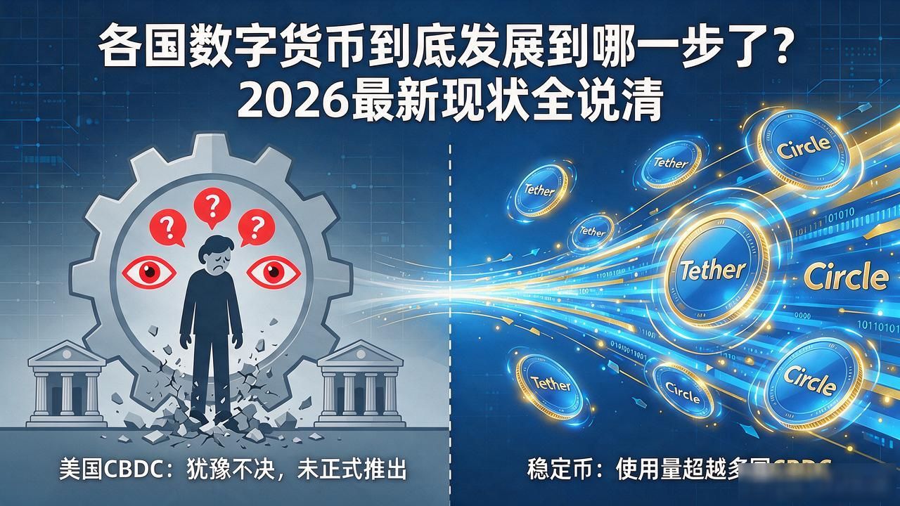 数字货币国家发展现状_数字人民币推进速度_美国CBDC进展
